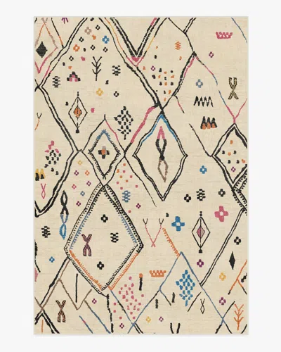 Ruggable Pamir Ivory Multicolour Flatwoven Rug In Brown