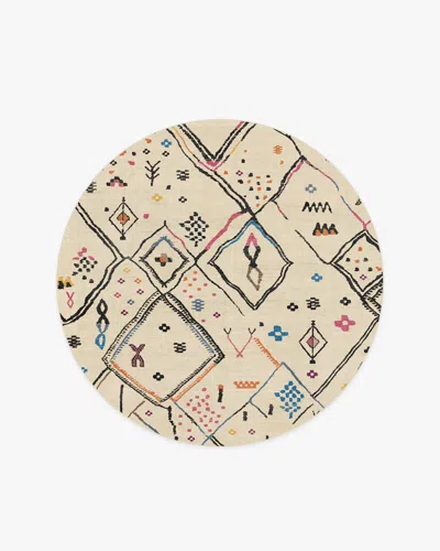 Ruggable Pamir Ivory Multicolour Flatwoven Rug In Brown