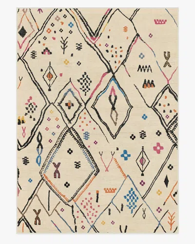Ruggable Pamir Ivory Multicolour Flatwoven Rug In Brown