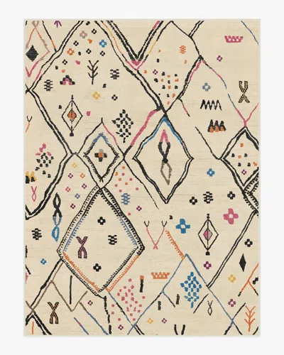 Ruggable Pamir Ivory Multicolour Flatwoven Rug In Brown