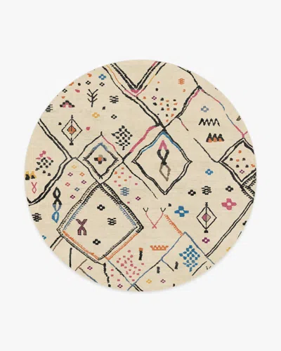 Ruggable Pamir Ivory Multicolour Flatwoven Rug In Brown