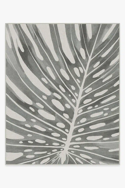 Ruggable Panama Grey Outdoor Rug In Black
