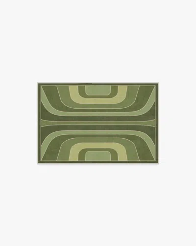 Ruggable Paradox Green Flatwoven Rug By Jonathan Adler