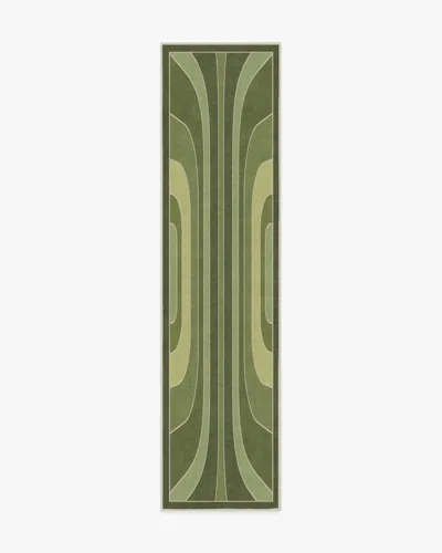 Ruggable Paradox Green Flatwoven Rug By Jonathan Adler