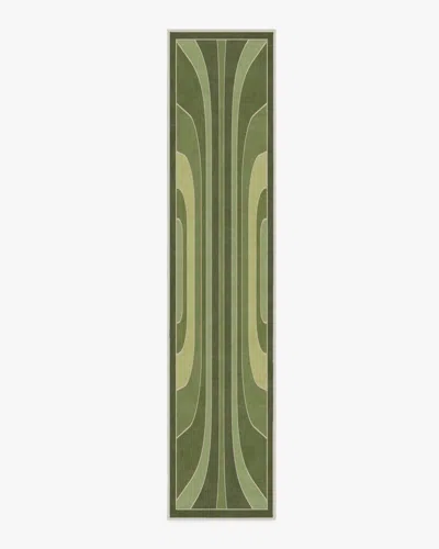 Ruggable Paradox Green Flatwoven Rug By Jonathan Adler