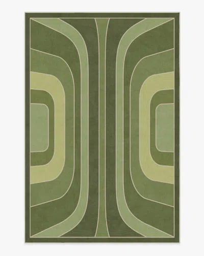 Ruggable Paradox Green Flatwoven Rug By Jonathan Adler