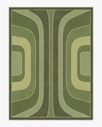 Ruggable Paradox Green Flatwoven Rug By Jonathan Adler