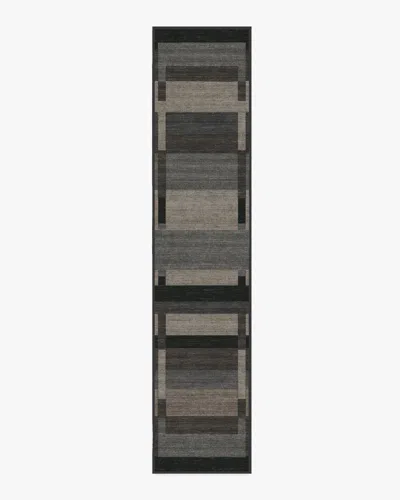 Ruggable Paris Tonal Grey Flatwoven Rug By Michael Michalsky In Gray