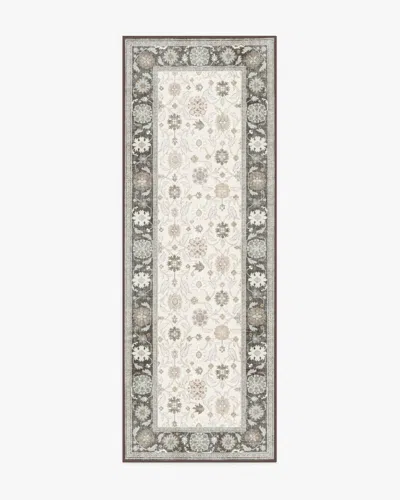 Ruggable Pasha Brown & Cream Flatwoven Rug In Gray