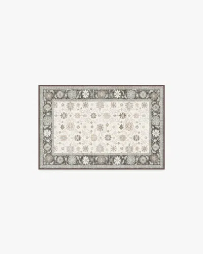 Ruggable Pasha Brown & Cream Flatwoven Rug In Gray