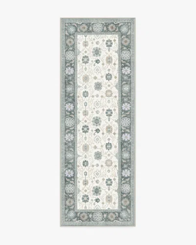 Ruggable Pasha Grey Flatwoven Rug In Blue