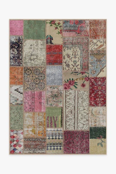 Ruggable Patchwork Boho Flatwoven Rug In Multi