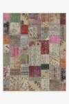 Ruggable Patchwork Boho Flatwoven Rug In Multi
