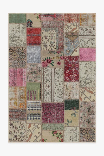 Ruggable Patchwork Boho Flatwoven Rug In Multi