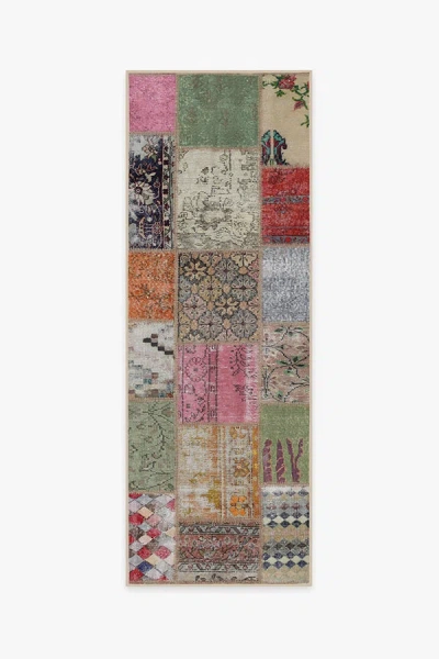 Ruggable Patchwork Boho Flatwoven Rug In Multi