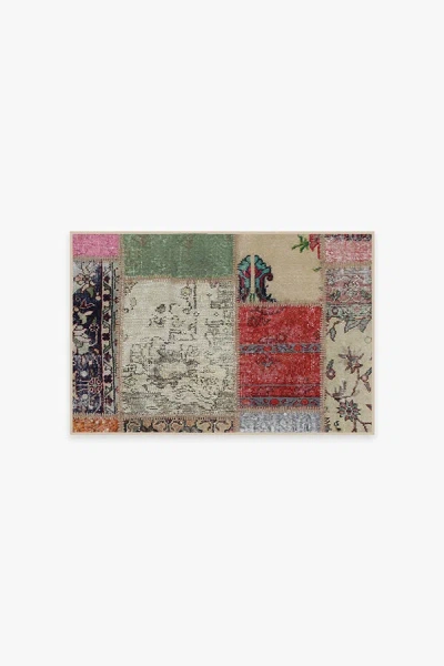 Ruggable Patchwork Boho Flatwoven Rug In Multi