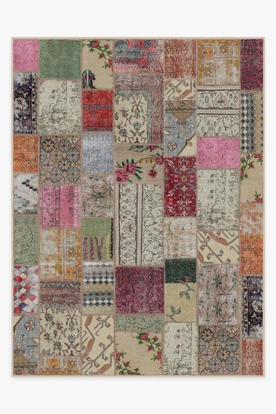 Ruggable Patchwork Boho Flatwoven Rug In Multi