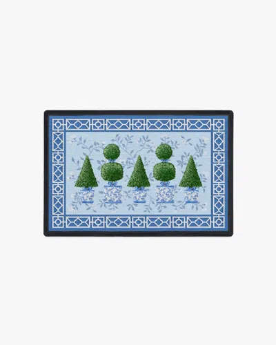 Ruggable Pavilion Garden Doormat By Mrs. Alice In Blue