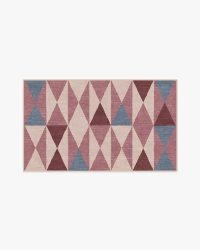 Ruggable Pennant Rose Flatwoven Rug By Jonathan Adler In Brown
