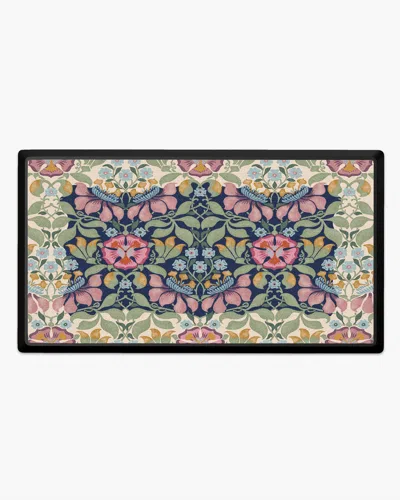 Ruggable Persephone Midnight & Cream Large Doormat By Liberty In Multi