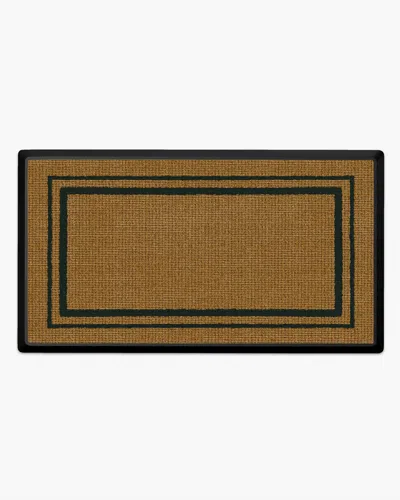 Ruggable Peyton Border Large Doormat In Brown