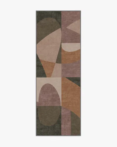 Ruggable Philippe Olive & Mauve Flatwoven Rug By Jonathan Adler In Neutral