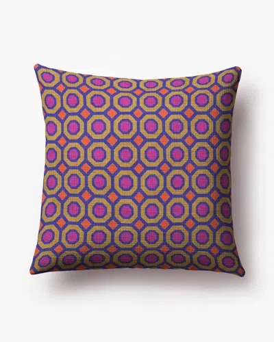 Ruggable Piccadilly Fuchsia Woven Throw Pillow By Jonathan Adler In Pink