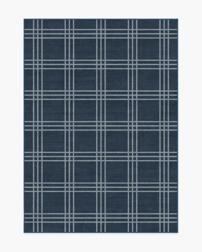 Ruggable Pierre Navy Flatwoven Rug In Blue