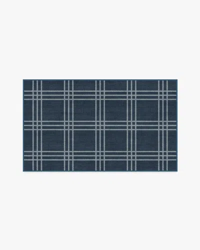 Ruggable Pierre Navy Flatwoven Rug In Blue