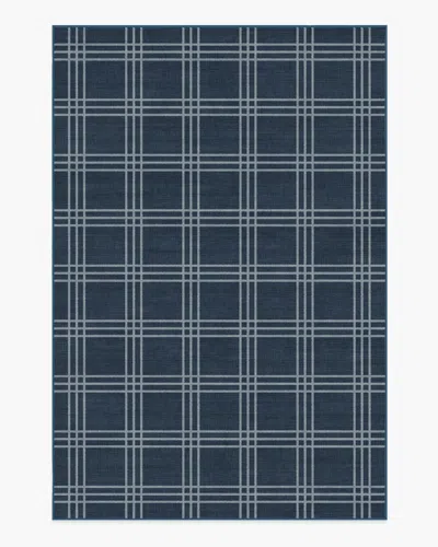 Ruggable Pierre Navy Flatwoven Rug In Blue