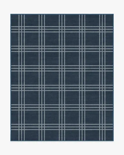 Ruggable Pierre Navy Flatwoven Rug In Blue