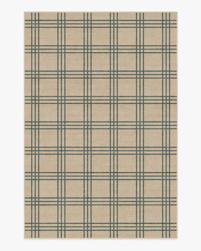 Ruggable Pierre Olive & Natural Flatwoven Rug In Green