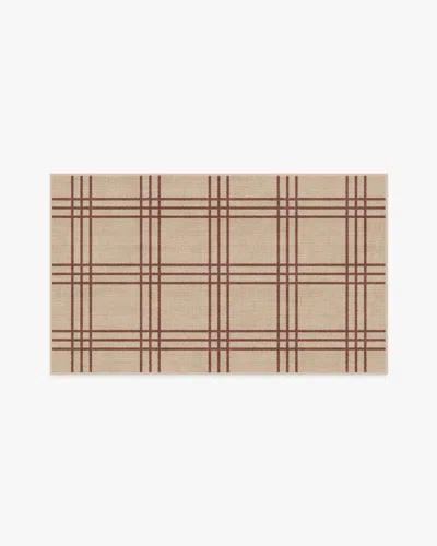 Ruggable Pierre Rust & Natural Flatwoven Rug In Neutral
