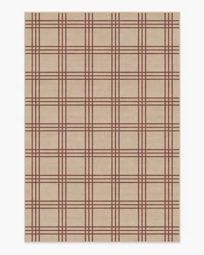 Ruggable Pierre Rust & Natural Flatwoven Rug In Neutral