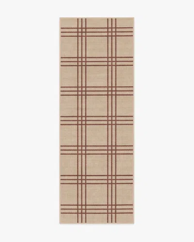 Ruggable Pierre Rust & Natural Flatwoven Rug In Neutral