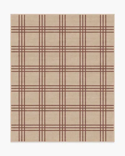 Ruggable Pierre Rust & Natural Flatwoven Rug In Neutral