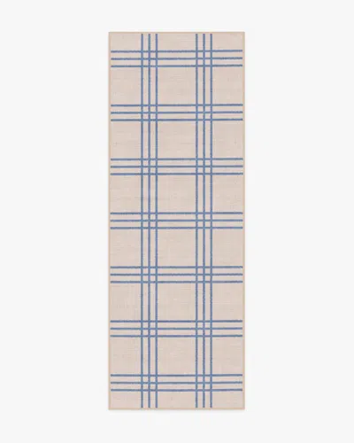 Ruggable Pierre Slate Blue & Neutral Flatwoven Rug