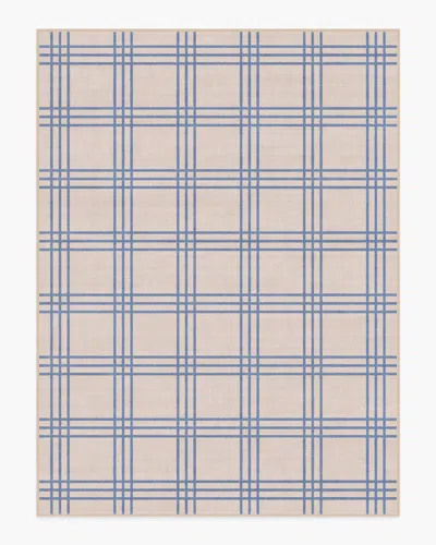 Ruggable Pierre Slate Blue & Neutral Flatwoven Rug