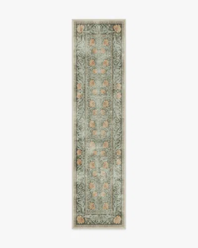 Ruggable Pimpernel Jade Flatwoven Rug By Morris & Co. In Brown