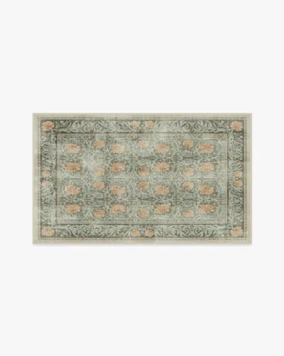 Ruggable Pimpernel Jade Flatwoven Rug By Morris & Co. In Green