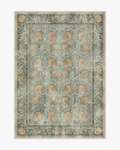 Ruggable Pimpernel Jade Flatwoven Rug By Morris & Co. In Green