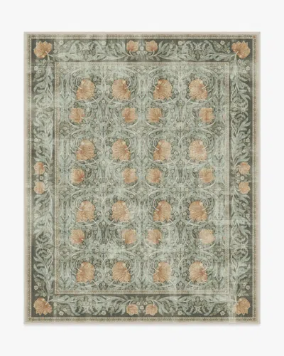 Ruggable Pimpernel Jade Flatwoven Rug By Morris & Co. In Green