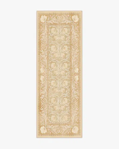 Ruggable Pimpernel Light Ochre Flatwoven Rug By Morris & Co. In Neutral