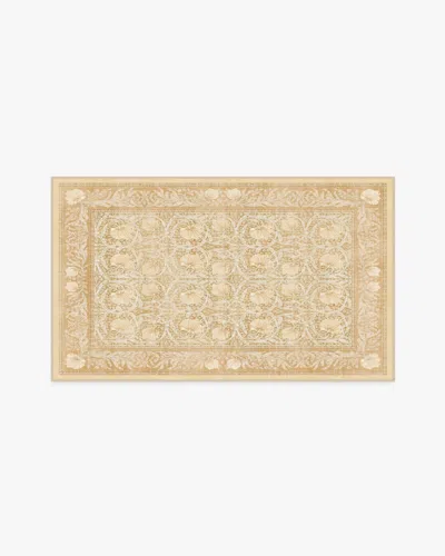 Ruggable Pimpernel Light Ochre Flatwoven Rug By Morris & Co. In Neutral