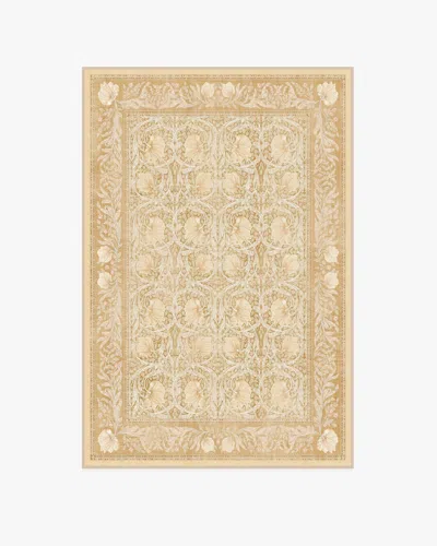 Ruggable Pimpernel Light Ochre Flatwoven Rug By Morris & Co. In Neutral