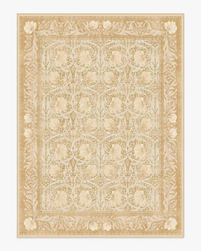 Ruggable Pimpernel Light Ochre Flatwoven Rug By Morris & Co. In Yellow