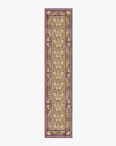 Ruggable Pimpernel Mauve Flatwoven Rug By Morris & Co. In Brown