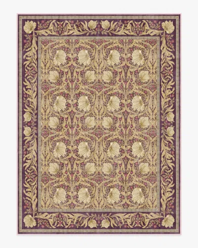 Ruggable Pimpernel Mauve Flatwoven Rug By Morris & Co. In Brown