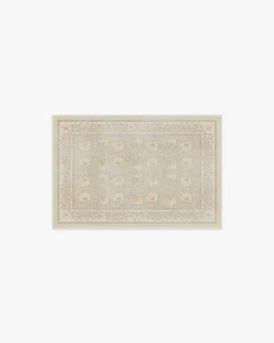Ruggable Pimpernel Vintage Blush Flatwoven Rug By Morris & Co. In White