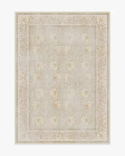 Ruggable Pimpernel Vintage Blush Flatwoven Rug By Morris & Co. In Animal Print